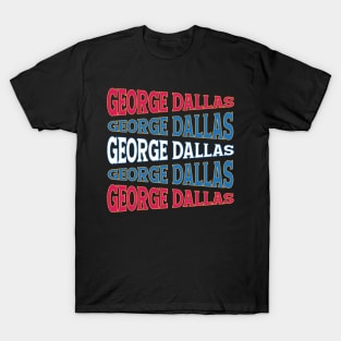 TEXT ART USA GEORGE DALLAS T-Shirt